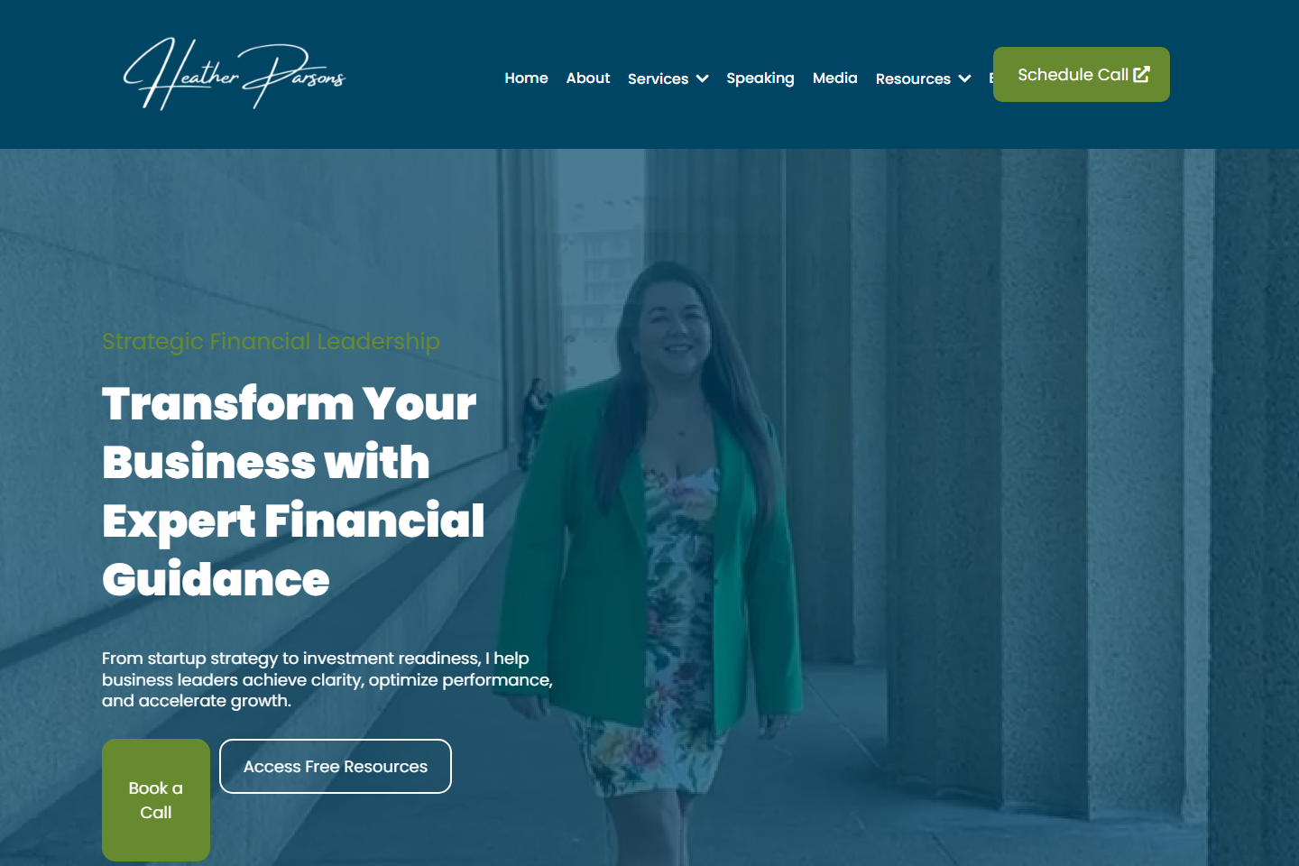 Heather Parsons: website to booked call